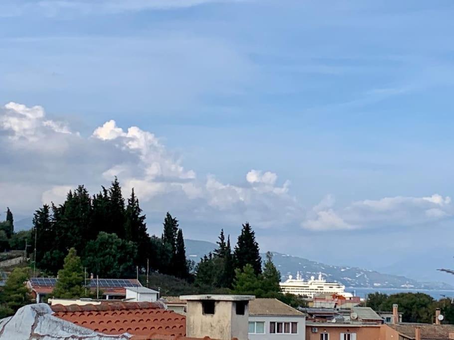 Апартаменты Panoramic Penthouse Corfu Town With Amazing Views Экстерьер фото